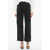 AllSaints Wide Leg Hailey Jeans With Frayed Hem 24Cm Black