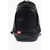 Diesel Vegan Leather Rave Backpack With Outer Pockets Black