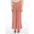 AllSaints Sheer Fabric Hezzy Pants With Drawstring Waist Pink