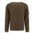 C.P. Company C.P. Company Lens-Detail Ribbed Sweater BROWN