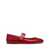 Valentino Garavani Valentino Garavani Vlogo Locker Leather Ballets RED