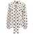 Dolce & Gabbana Dolce & Gabbana Charmeuse Shirt With All-Over Dg Logo Print WHITE