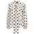 Dolce & Gabbana Dolce & Gabbana Charmeuse Shirt With All-Over Dg Logo Print WHITE