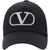 Valentino Garavani VLogo Baseball Hat NERO/BIANCO