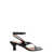 Paris Texas Leather sandals with ayers effect Black