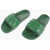 Diesel Unisex Sa-Mayemi Slides With Quilted Band Green