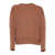 Kangra BOXING CREWNECK SWEATER WITH BUTTONED SLEEVES Brown