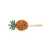 ROSANTICA Rosantica Hair Accessories ORANGE/GREEN