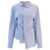 Sacai Sacai Poplin Asymmetrical Shirt BLUE