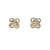 Tory Burch Tory Burch Kira Clover Stacked Stud Earring Gold