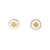 Tory Burch Tory Burch Kira Enamel Circle-Stud Earring TORY GOLD / NEW IVORY