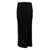 FEDERICA TOSI Federica Tosi Long Knitted Skirt With Split Black