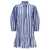 Ganni Ganni Striped Shirt Dress BLUE