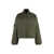 Ganni Ganni Satin Bomber-Jacket GREEN