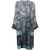 PIERRE-LOUIS MASCIA Pierre-Louis Mascia Wool Printed Kimono Black