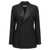 AMI Paris Double-breasted wool blazer Black