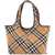 Burberry Ered\N\Nsmall Checkered Tote Bag SAND