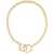 JACQUEMUS Necklace 'The Round Square LIGHT GOLD