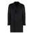 ZEGNA Zegna Wool Blend Double-Breasted Coat Black