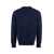 Alexander McQueen Alexander McQueen Long Sleeve Crew-Neck Sweater BLUE