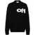 Off-White Off-White Wool Blend Sweater With Intarsia Logo NERO E BEIGE