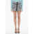 CORMIO Knitted Anna Mini Skirt With Front Zip Blue