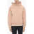 A.P.C. Fleeced Cotton Hoodie With Embroidered Logo Pink