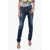 DSQUARED2 Distressed Effect Stone Wshed 24/7 Denims 16 Cm Blue