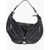 Versace Logoed Reapat Hobo Bag With Zip Detail Black