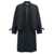 Sacai Sacai Long Trench Coat Insert Down Jacket Black