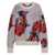 MSGM Msgm Wool Sweater With Floral Print GREY