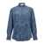 Brunello Cucinelli Printed shirt Blue