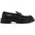 Jimmy Choo Leather Marlow Loafers BLACK GUNMETAL