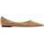 Jimmy Choo Smooth Leather Love Ballerina Flats RATTAN