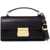 Golden Goose Mini Venice Leather Palmellata Handbag BLACK