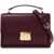 Golden Goose 'Venice Leather Handbag With Palmell BURGUNDY