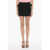 NENSI DOJAKA Solid Color Mini Skirt With Ruffles Black