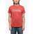 Diesel Crewneck T-Diegor-K52 T-Shirt With Printed Logo Red