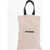 Jil Sander Canvas Shopper Bag With Leather Handles Beige