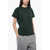 Maison Margiela Mm1 Crew Neck Cotton T-Shirt Green