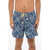 Mc2 Saint Barth Patterned Swim Shorts Blue