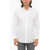 Mazzarelli Blu Spread Collar Solid Color Shirt White