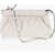 Isabel Marant Patent Leather Luz Clutch With Removable Shoulder Strap White