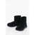 Bottega Veneta Shearling Snap Ankle Boots With Logo Application Black