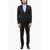 CORNELIANI 3 Piece Cerimonia Academy Suit With Shawl Lapel Black