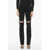 NENSI DOJAKA Ribbed Flared Pants With Lace-Up Detail Black