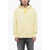 Diesel Logoed Hoodie S-Macs Sweatshirt With Acid-Wash Yellow