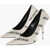 Balenciaga Rhinestoned Pumps With All-Over Logo 11Cm Silver