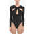 COPERNI Long Sleeve Bodysuit With Cut-Out Details Black