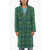 ANDERSSON BELL Wool Blend Double Breasted Coat Green